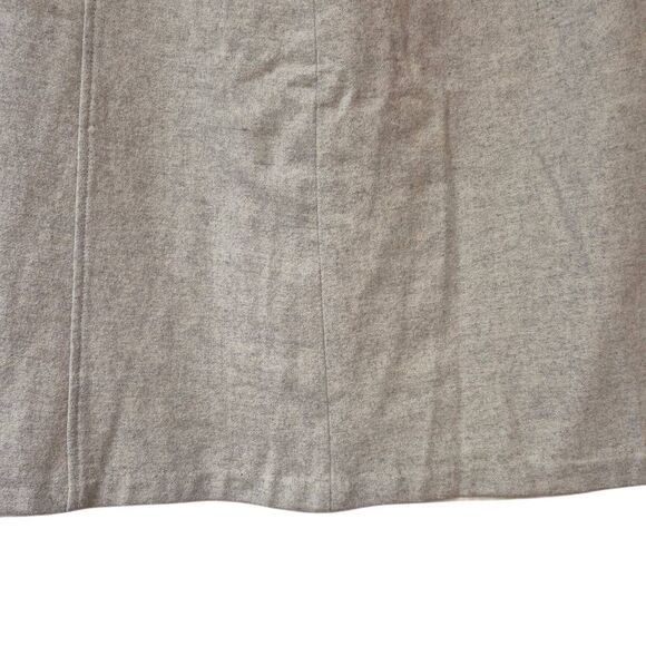 Gap Women's Heather Gray Wool Mix A-Line Midi Lined Skirt EUC - Picture 6 of 10